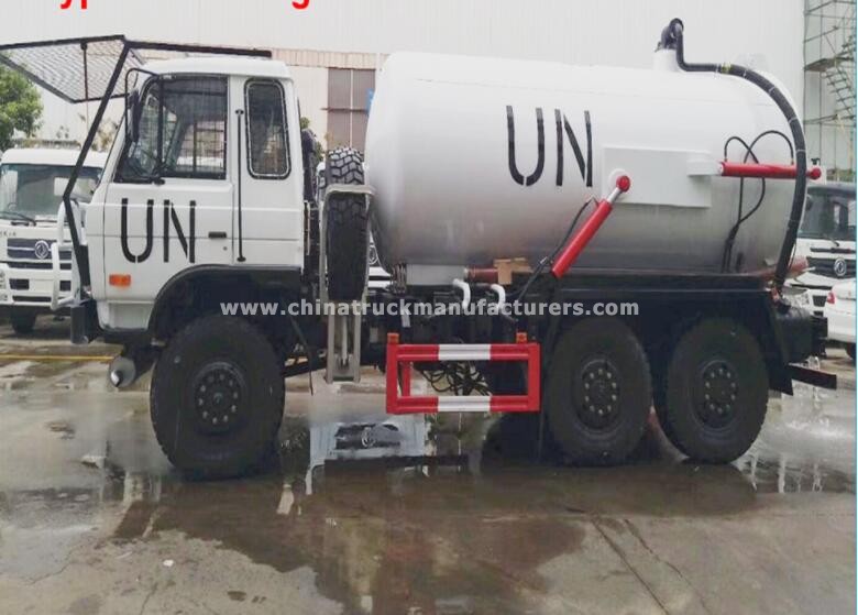 20cbm 6x4 10-wheels heavy duty dongfeng sewage suction tanker truck