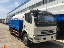 4x2 8 tons sewage suction truck and high pressure cleaning truck