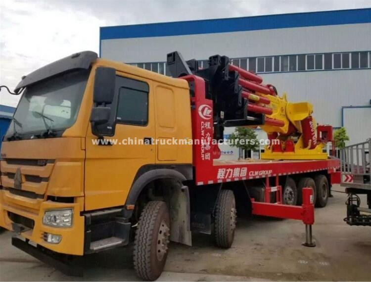 200Tons heavy Knuckle boom truck mounted crane