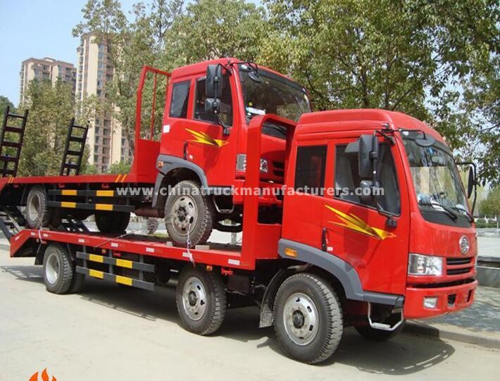 20tons capacity faw 8 wheels flat bed truck