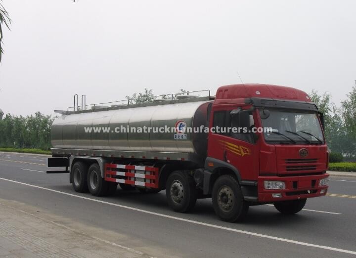 8X4 34mt 36mt Milk Truck Tanker Ss Tank Truck