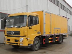15Tons cargo truck /dry cargo delivery van With Tail Lift Platform
