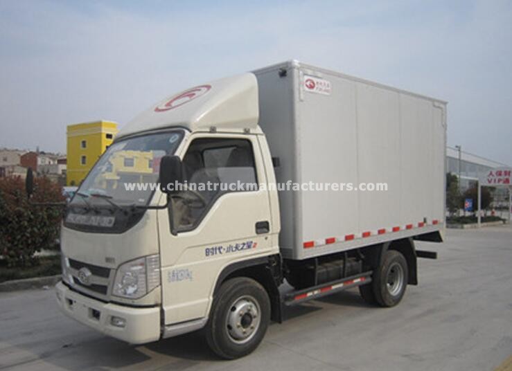 FOTON 4x2 68hp light van cargo truck