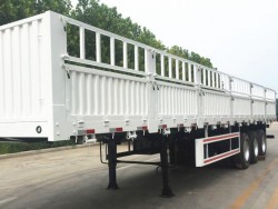 Commercial vehicle used 3 axles semi trailer cargo trailers