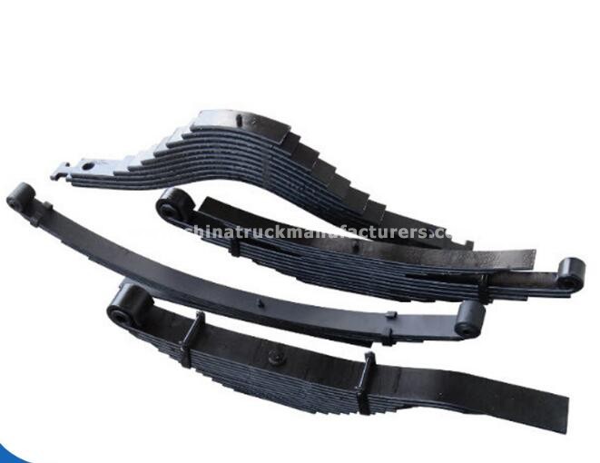 Stainless steel leaf spring for commercial vehicle trailer parts