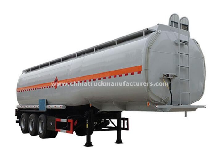 50 CBM tri-axle carbon steel fuel tanker trailer