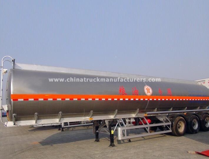 44 CBM tri-axle aluminum tanker trailer