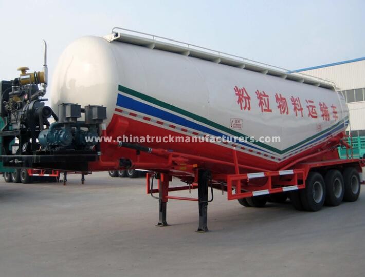 50 tons 3 axles bulk flour powder tanker trailer