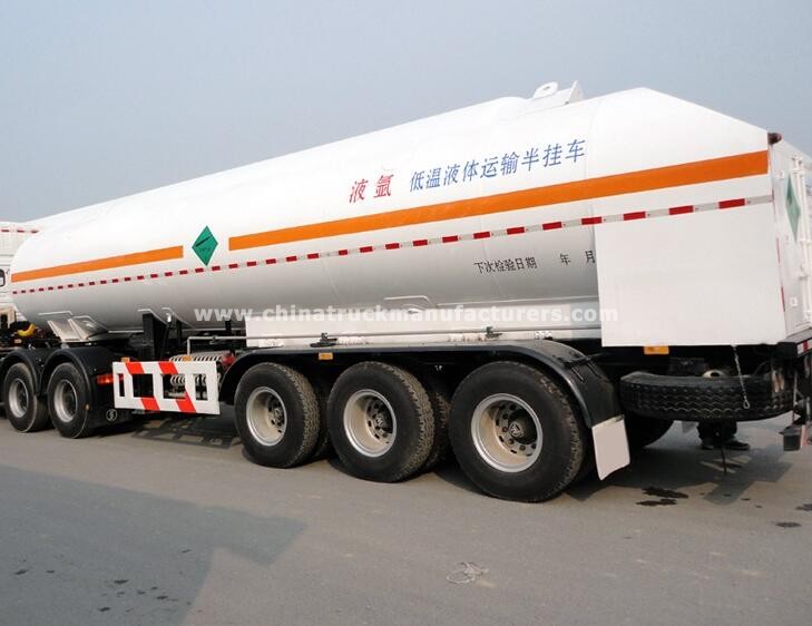 China 24 CBM 3 axles liquid argon tanker