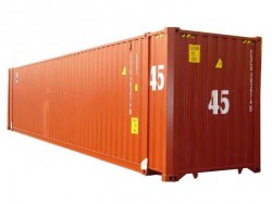 45 feet high cube dry cargo shipping container