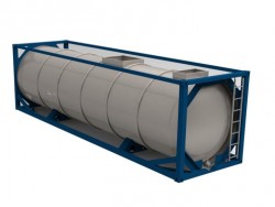 China cheap 40ft ISO fuel tank container