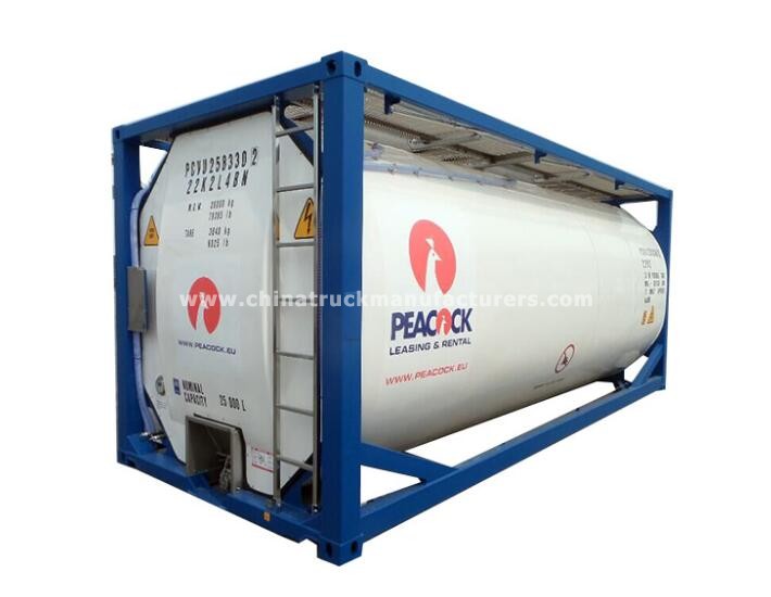 Standard 20 ft peroxide hydrogen tank container
