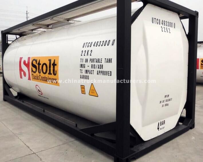 Standard 20 ft peroxide hydrogen tank container