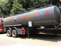 China 2 axles 6700 gallon tanker trailer