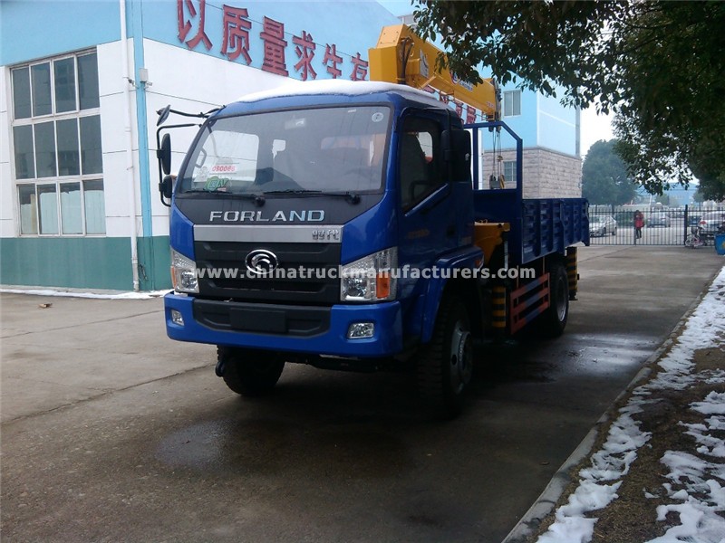 china 4 ton truck mounted crane