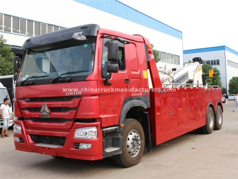 China 16 ton wrecker truck