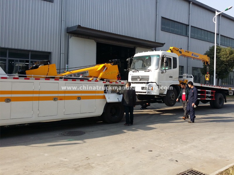 China 10 ton wrecker truck