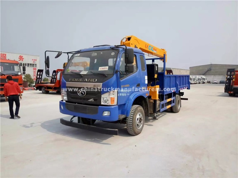 China 4 ton truck with crane
