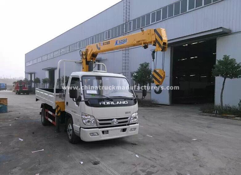 China 2 ton truck with crane