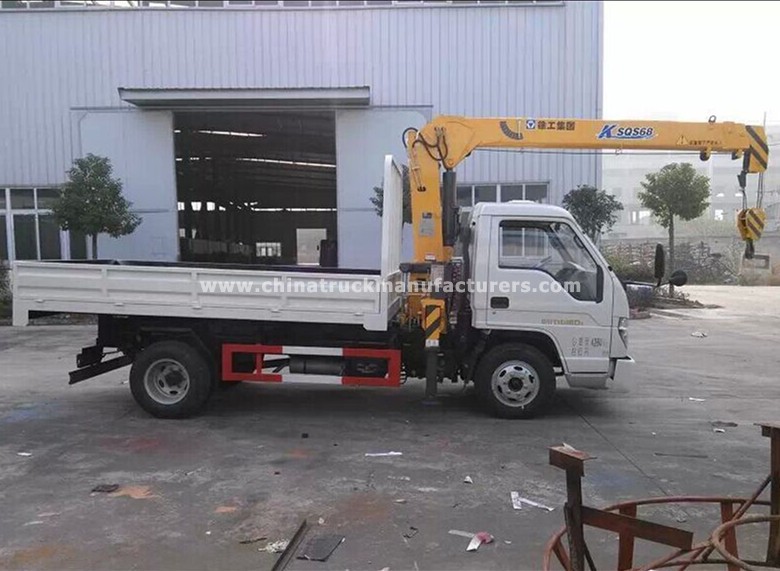 China 2 ton truck with crane