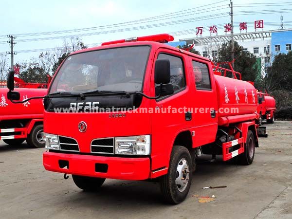 China Dongefeng 4 ton Fire Fighting Water Tanker Truck
