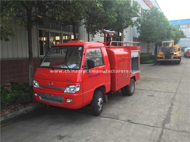 China 2 ton Fire Fighting Water Tanker Truck