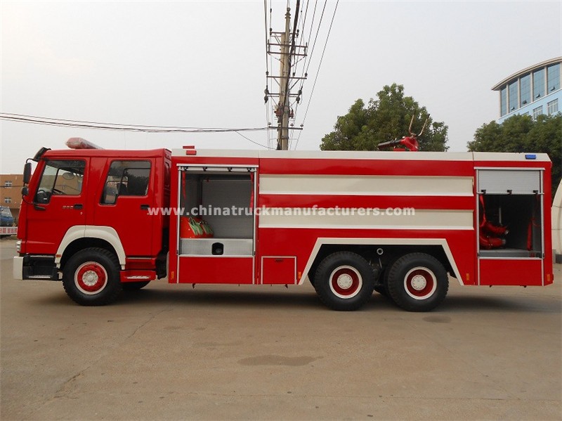 China 6x4 water/foam fire fighting truck