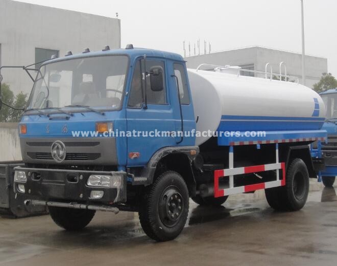 China 4x2 2600 gallon water tanker trucks