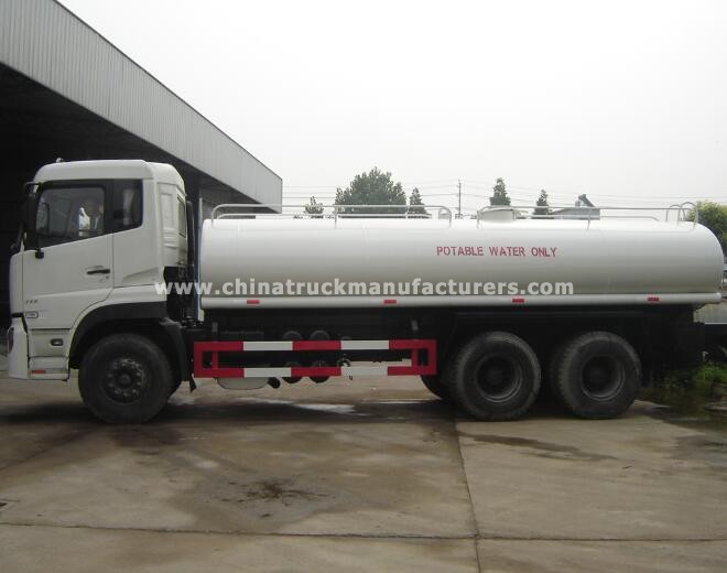 China 6x4 5800 gallon water tank truck
