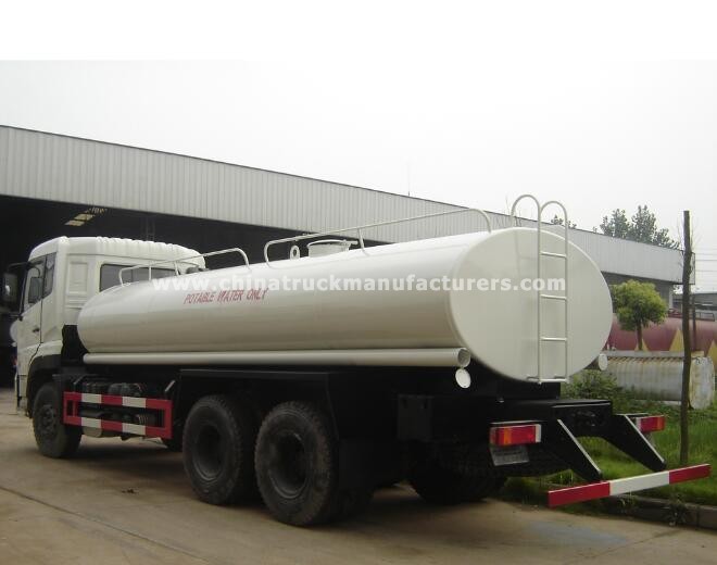 China 6x4 5800 gallon water tank truck