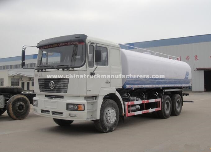 SHACMAN 5200 gallon stainless steel water tank truck