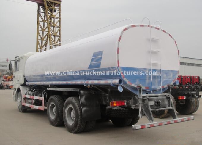 SHACMAN 5200 gallon stainless steel water tank truck