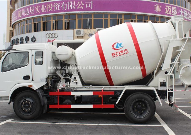 Dongfeng 4x2 concrete mixer truck 6m3