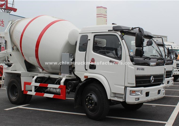 Dongfeng 4x2 concrete mixer truck 6m3