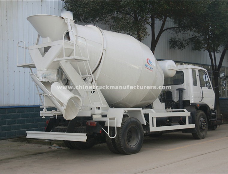 China 4x2 concrete mixer truck 6m3