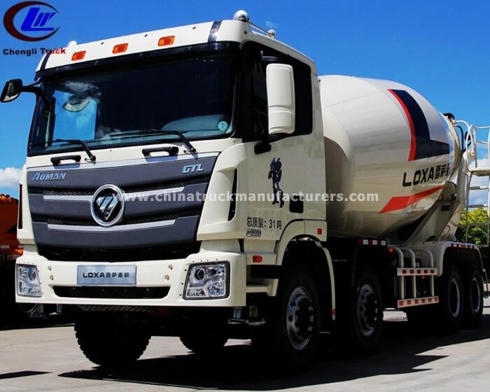 Foton 8X4 concrete mixer truck 14m3