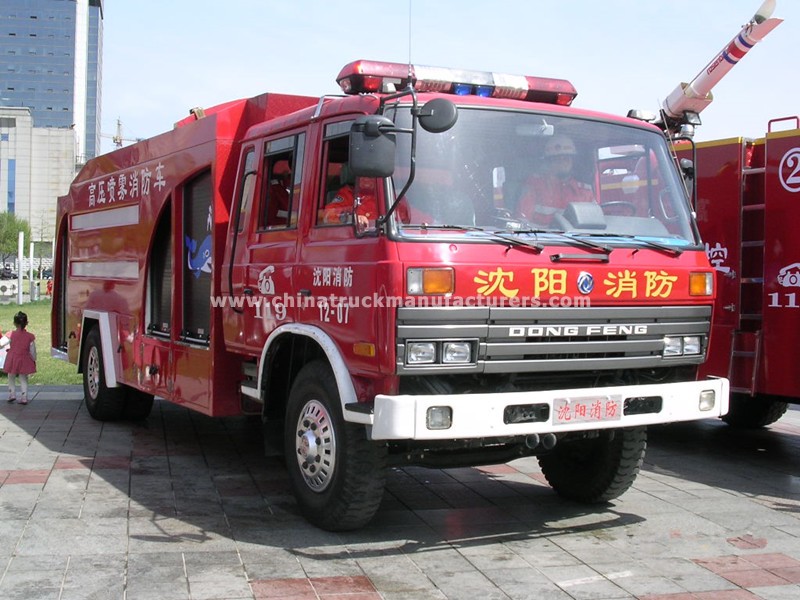 China 6x6 off road Remote control foam fire fighting truck