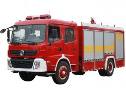 Dongfeng Used 4x2 1500 gallon water tank fire truck