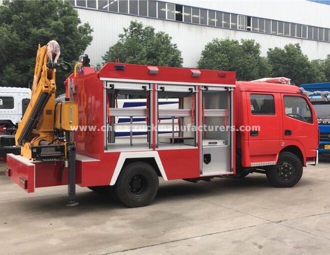 China 4x2 rescue fire engine truck