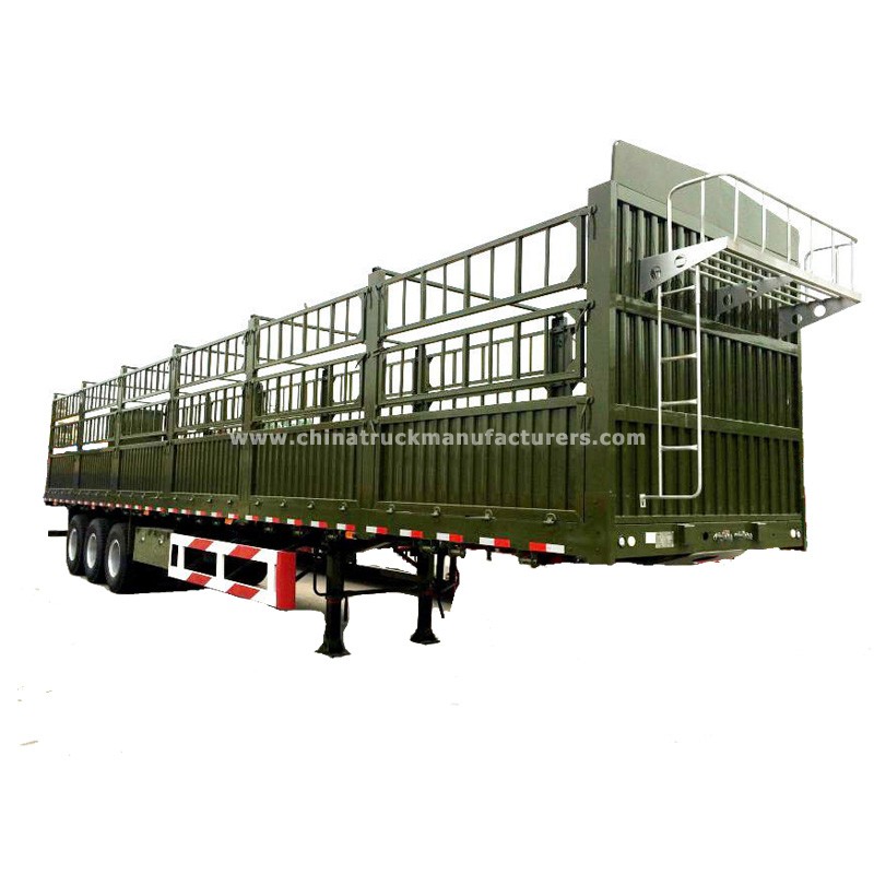 fence semi trailer for animal vegetable transport