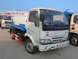 Used Yuejin 4x2 4000 liters water tank truck