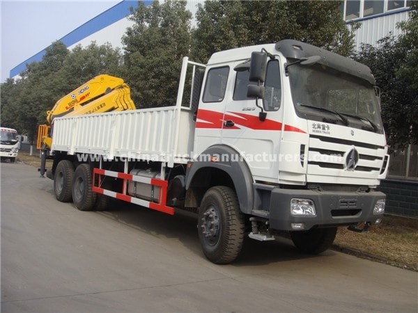 Beiben 6x4 16 ton knuckle boom crane truck