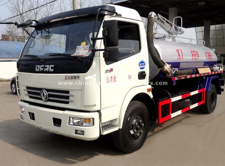 Used Dongfeng 10000 Liters fecal suction tanker truck