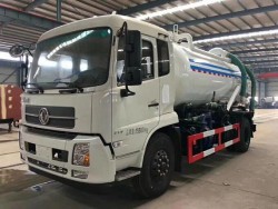 Used Dongfeng 4x2 10m3 sewage suction truck