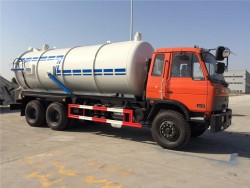 Used Dongfeng 6x4 20000 Litres sewage suction tanker trucks