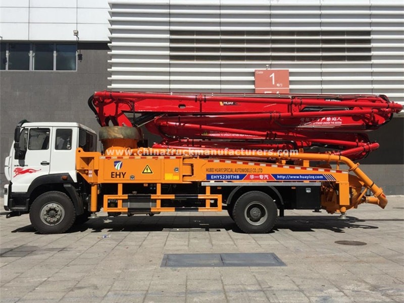 SINOTRUK STEYR 4X2 35 meter concrete pump truck