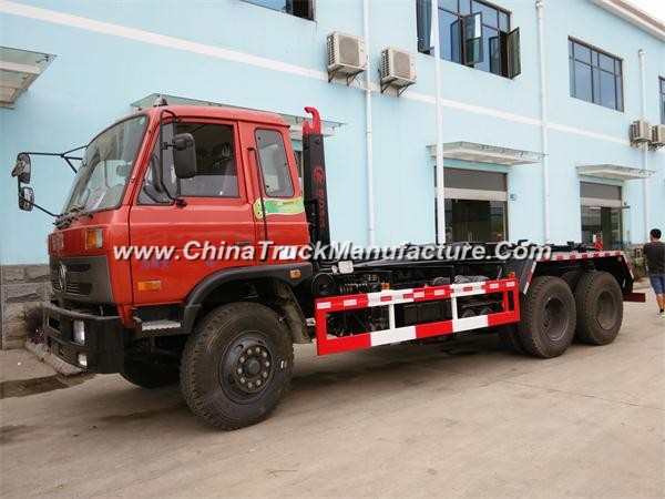 China 6x4 16 ton bin lifter garbage truck