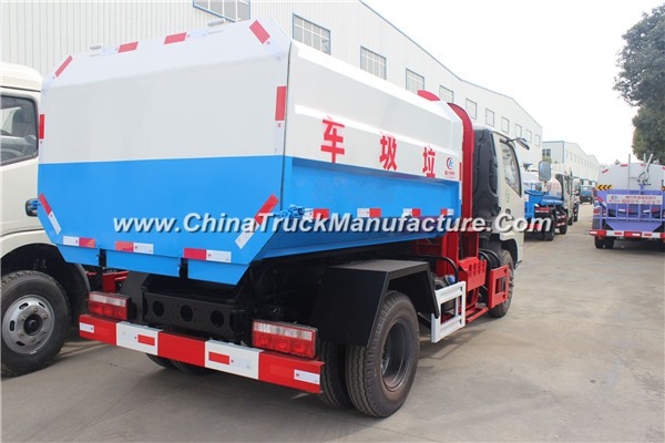 China 4x2 5 ton Hydraulic Lifter Garbage Truck