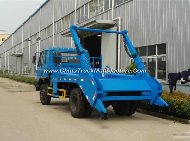 China 4 wheel 8 ton Swing Arm Garbage Truck