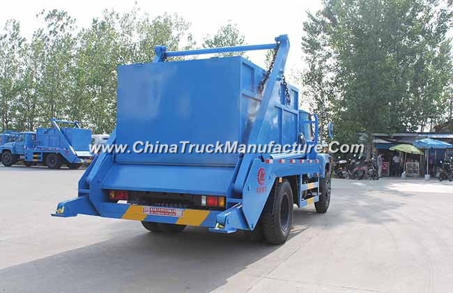 China 4x2 6 ton Swing Arm Garbage Truck